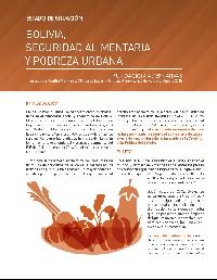 BOLIVIA, SEGURIDAD ALIMENTARIA Y POBREZA URBANA