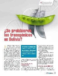 ¿Se prohibieron los transgénicos en Bolivia?