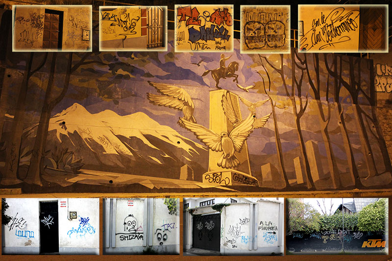Graffitis La Paz