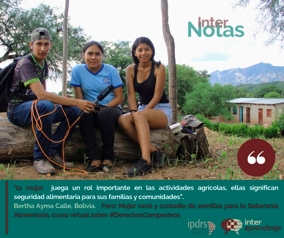 #Internota_6 IPDRS Interaprendizaje en el curso sobre Derechos Campesinos